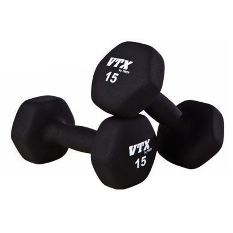 Troy VTX Neoprene Dumbbell Set With Rack (MDR - NPAC) - Free Weights - Troy VTX