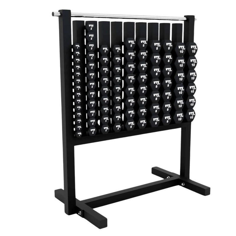 Troy VTX Neoprene Dumbbell Set With Rack (MDR - NPAC) - Free Weights - Troy VTX