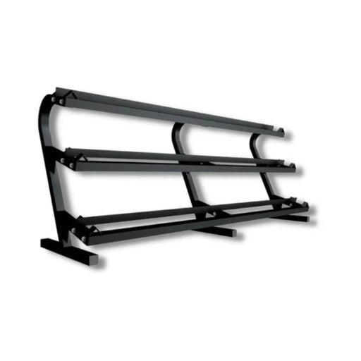Troy VTX Rubber Dumbbells with Rail Rack (5 - 100 lbs) - Free Weights - Troy VTX