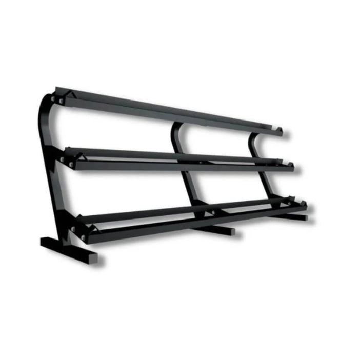 Troy VTX Rubber Dumbbells with Rail Rack (5 - 100 lbs) - Free Weights - Troy VTX