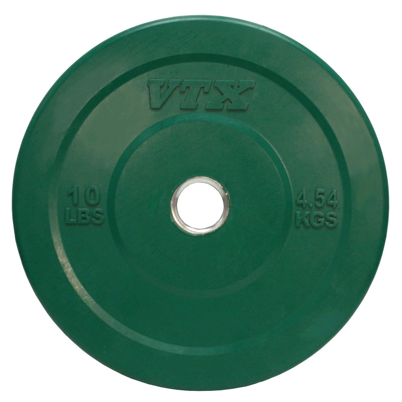 troy VTX Solid Color Bumper Plate Set with Bar (OSS - 275SBP) - Free Weights - Troy VTX