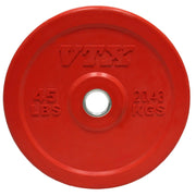 troy VTX Solid Color Bumper Plate Set with Bar (OSS - 275SBP) - Free Weights - Troy VTX