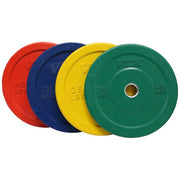 troy VTX Solid Color Bumper Plate Set with Bar (OSS - 275SBP) - Free Weights - Troy VTX