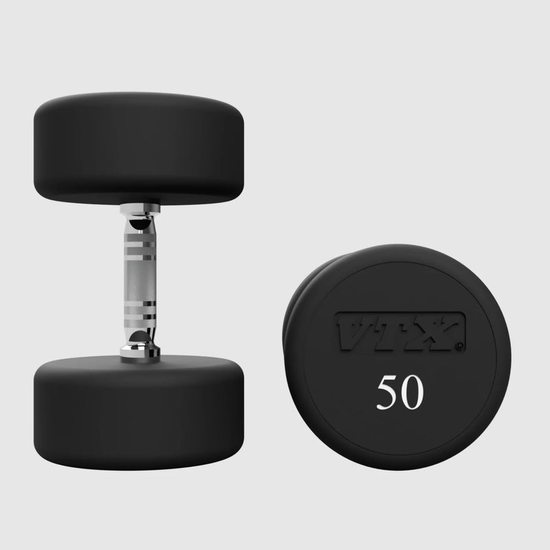 Troy VTX (XD - U) Round Head Urethane Dumbbells (Sets) - Troy VTX