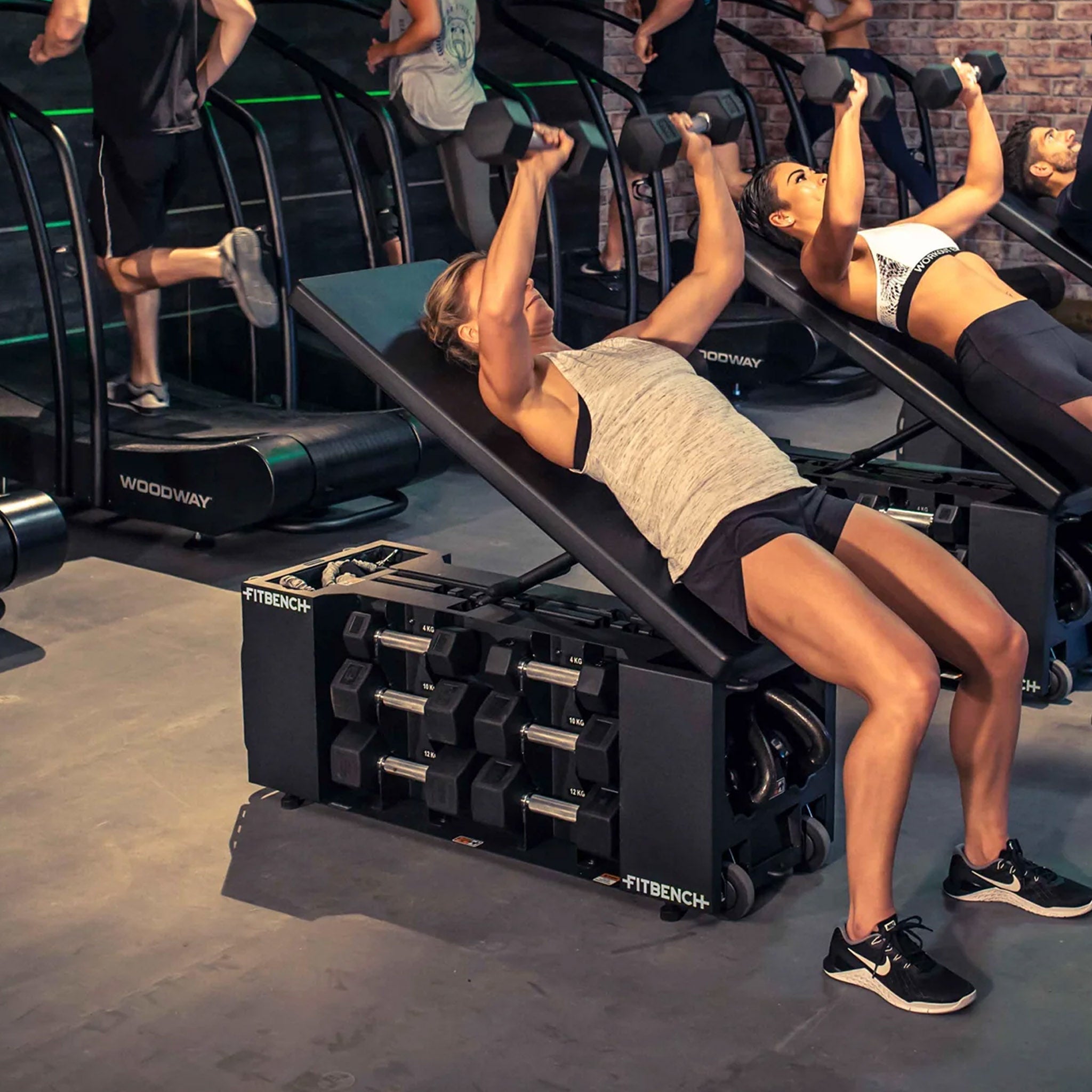 Woodway Curve LTG & Fitnech One Combo - Treadmills - Woodway