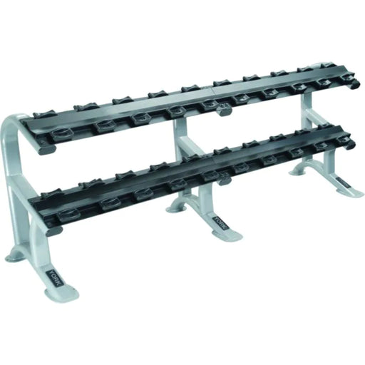 YORK 2 - Tier ETS Saddle Rack for Pro Style Dumbbells - Accessories - York Barbell