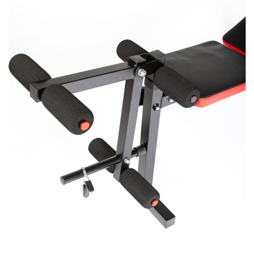 York Aspire 120 Flat - to - Incline Folding Bench with Leg Curl - Benches - Gym Emotion
