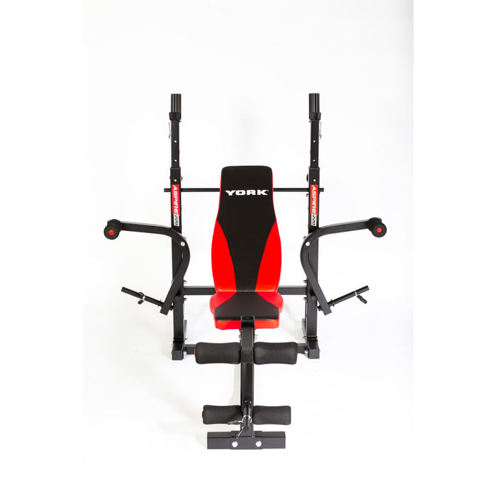York Aspire 220 Folding Bench with Arm/Leg Curl/Butterfly - Benches - York Barbell