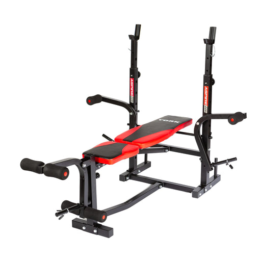 York Aspire 220 Folding Bench with Arm/Leg Curl/Butterfly - Benches - York Barbell