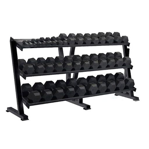 York Barbell 3 - tier Tray Dumbbell Rack - Accessories - York Barbell