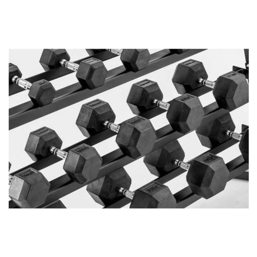 York Barbell 3 - tier Tray Dumbbell Rack - Accessories - York Barbell