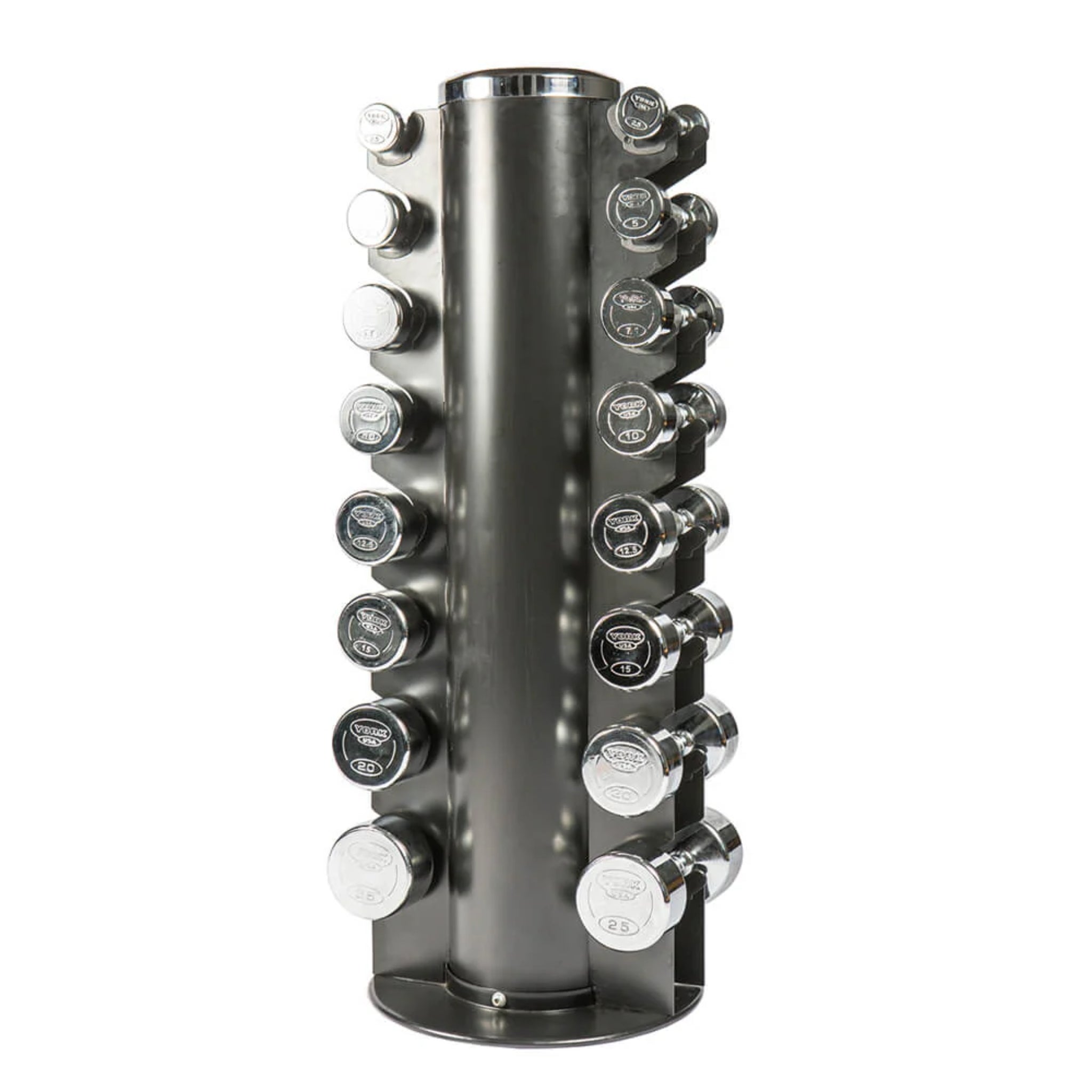 York Chrome Dumbbell Club Pack - Free Weights - York Barbell