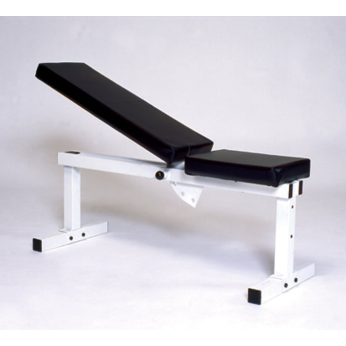 York Pro Series 205 FI White Flat Adjustable Incline Bench - Benches - York Barbell
