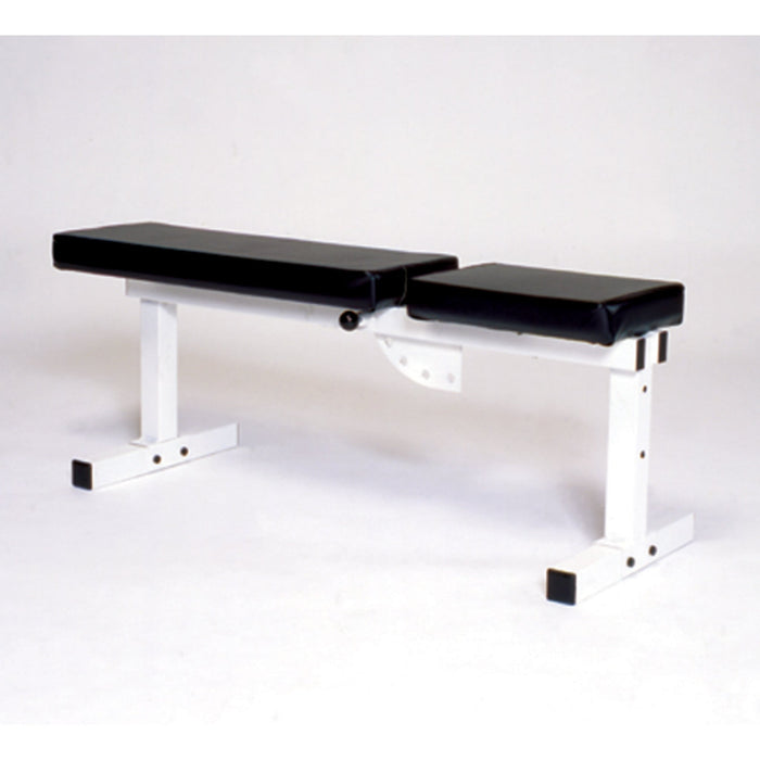 York Pro Series 205 FI White Flat Adjustable Incline Bench - Benches - York Barbell