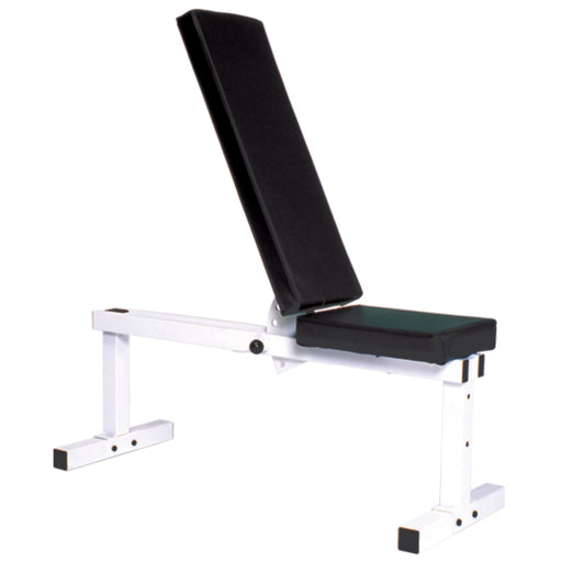 York Pro Series 205 FI White Flat Adjustable Incline Bench - Benches - York Barbell
