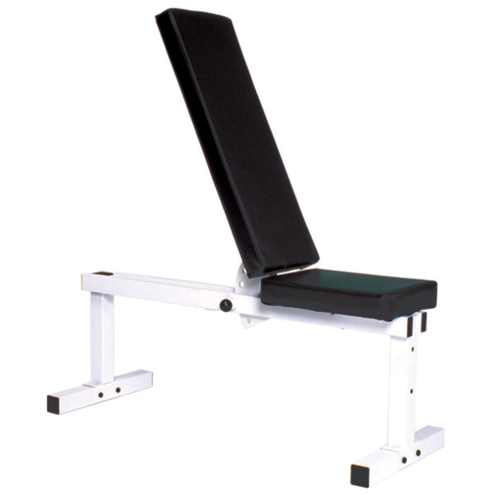York Pro Series 205 FI White Flat Adjustable Incline Bench - Benches - York Barbell