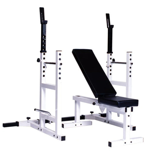 York Pro Series 209 With 205 FI Bench & 204 Cage Attachment - Benches - York Barbell