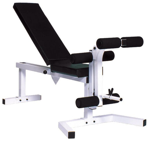 York Pro Series 210 With 205 FI Bench plus 202 Leg Curl Attachment - Benches - York Barbell