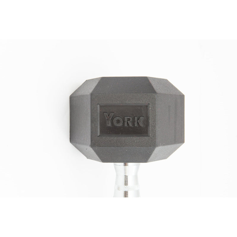 York Rubber Hex Dumbbell Sets - Free Weights - York Barbell