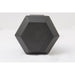 York Rubber Hex Dumbbells with Chrome Ergo Handle - Free Weights - York Barbell