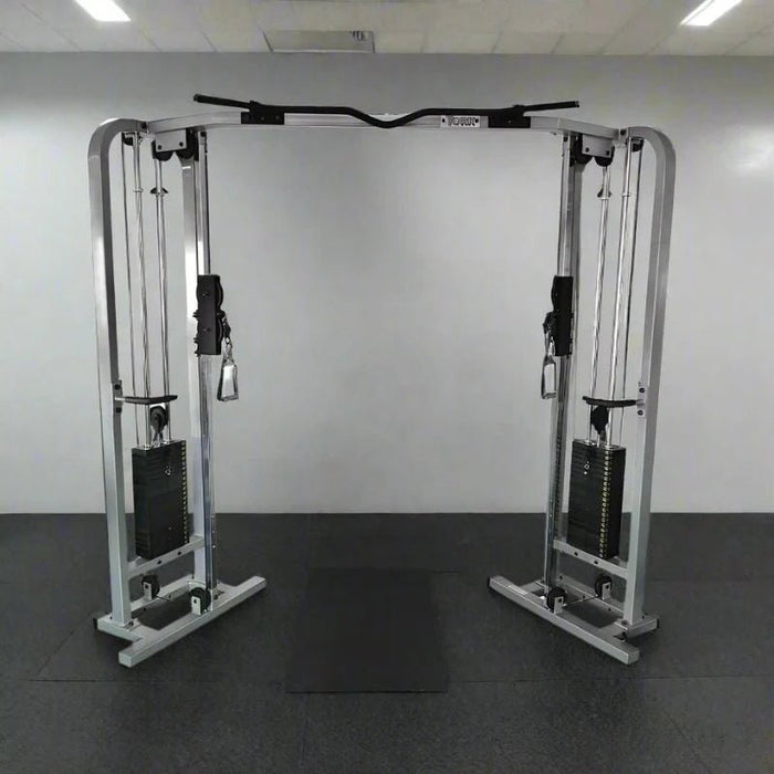 YORK ST Angled Cable Crossover (200 lb weight stack x 2) - Strength Machines - York Barbell