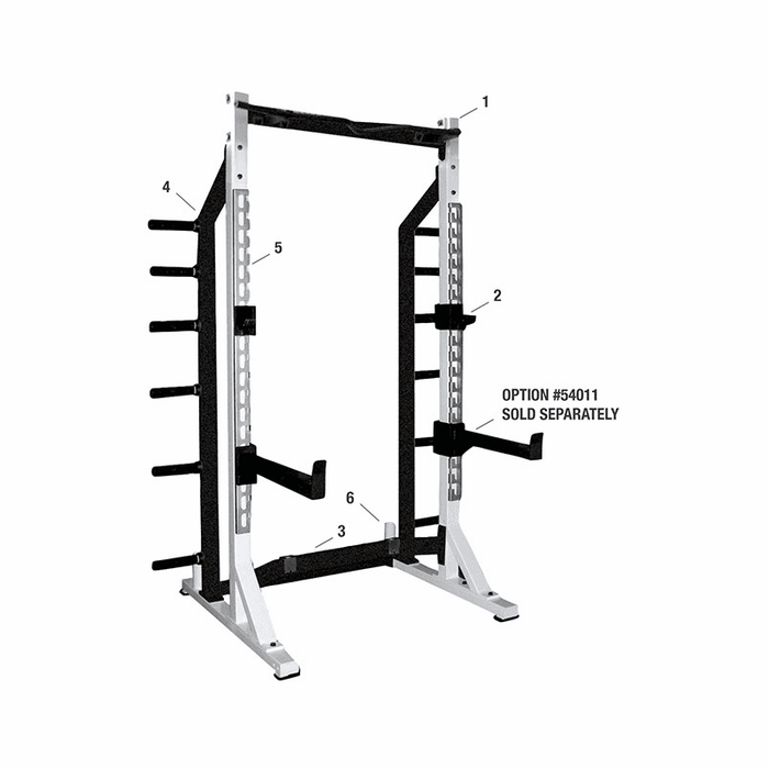 YORK ST HALF RACK - Strength Machines - York Barbell
