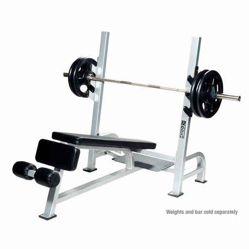 YORK ST Olympic Decline Bench w/ Gun Racks - Benches - York Barbell