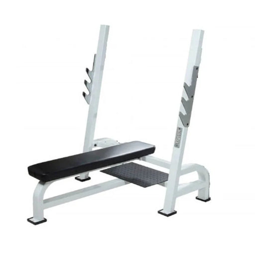 YORK ST Olympic Flat Bench w/Gun Racks - Benches - York Barbell
