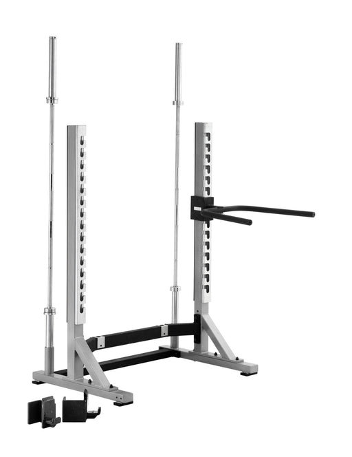York STS Collegiate Rack - Silver Only - Strength Machines - York Barbell